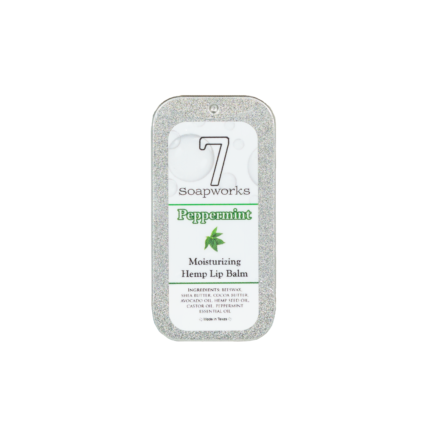 Natural Lip Balm Tin - Peppermint