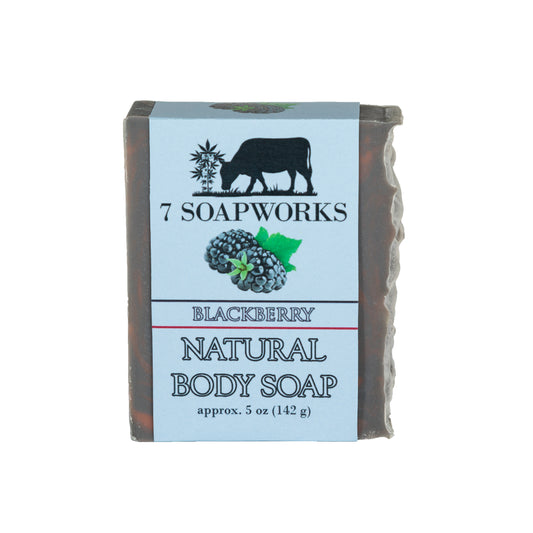 Natural Body Soap - Blackberry