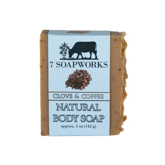 Natural Body Soap - Clove & Coffee