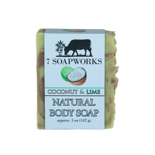 Natural Body Soap - Coconut & Lime