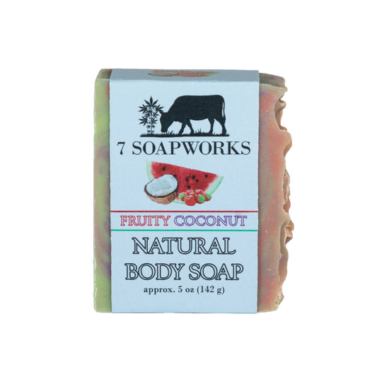 Natural Body Soap - Fruity Coconut