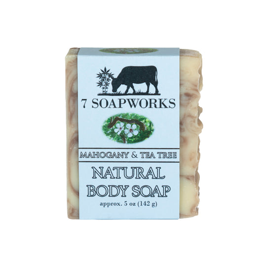 Natural Body Soap - Mahogany & Tea Tree