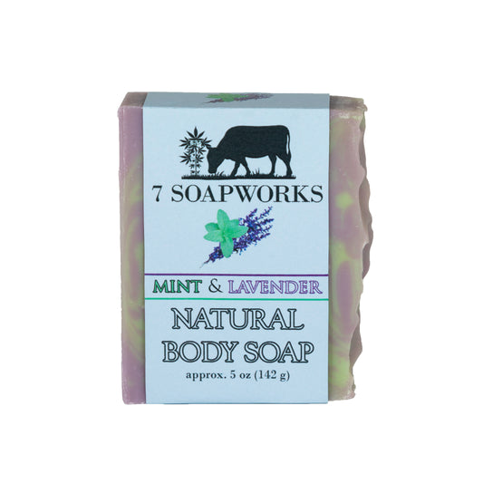 Natural Body Soap - Mint & Lavender
