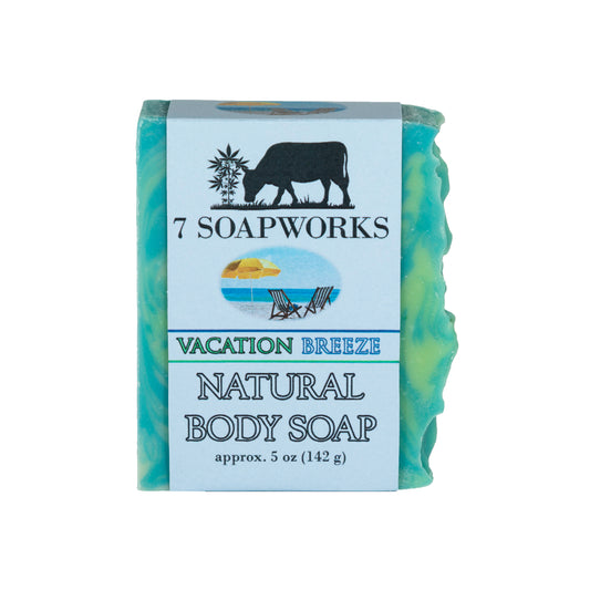 Natural Body Soap - Vacation Breeze