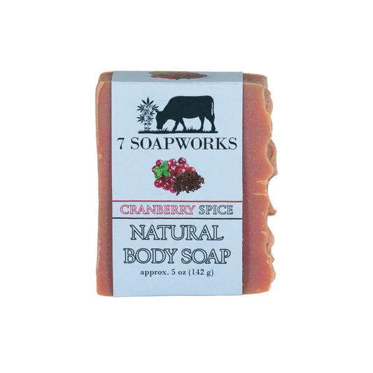 Natural Body Soap - Cranberry Spice