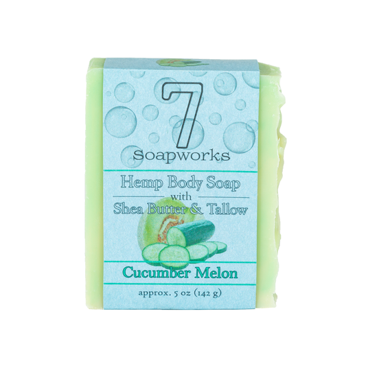Hemp & Tallow Body Soap - Cucumber Melon