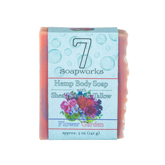 Hemp & Tallow Body Soap - Flower Garden