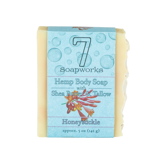 Hemp & Tallow Body Soap - Honeysuckle