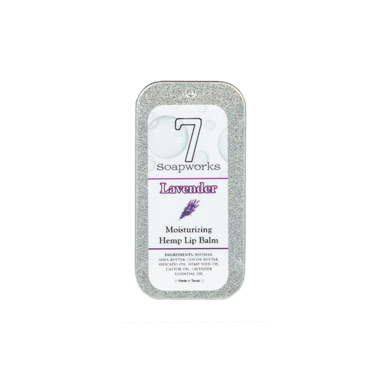 Natural Lip Balm Tin - Lavender