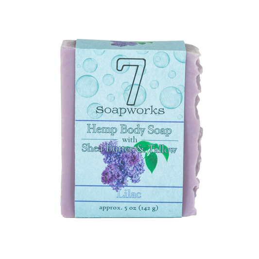 Hemp & Tallow Body Soap - Lilac
