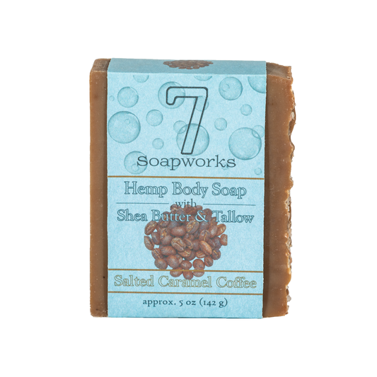 Hemp & Tallow Body Soap - Salted Caramel Coffee