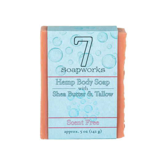 Hemp & Tallow Body Soap - Scent Free